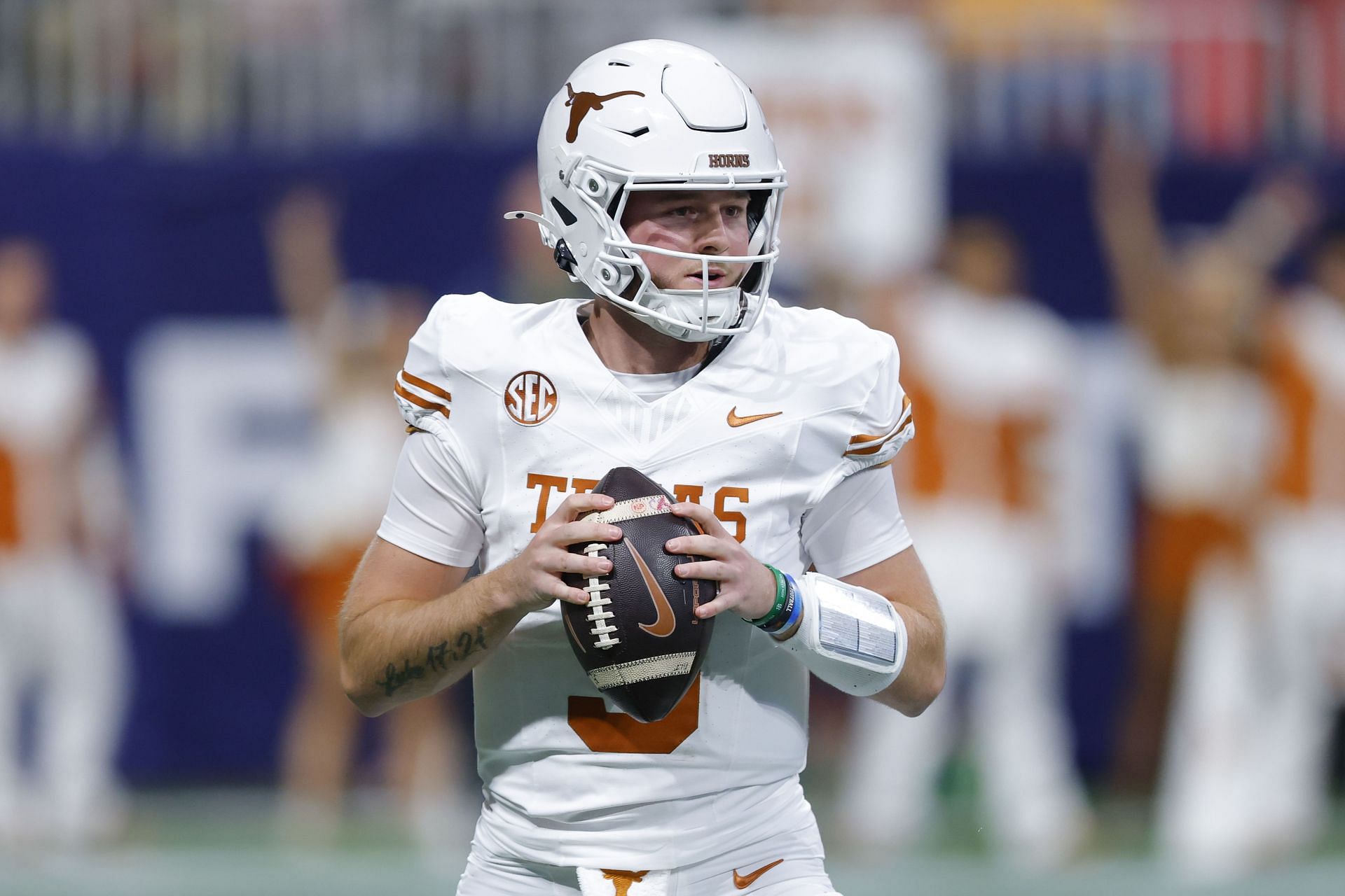 Texas QB Quinn Ewers - Source: Getty