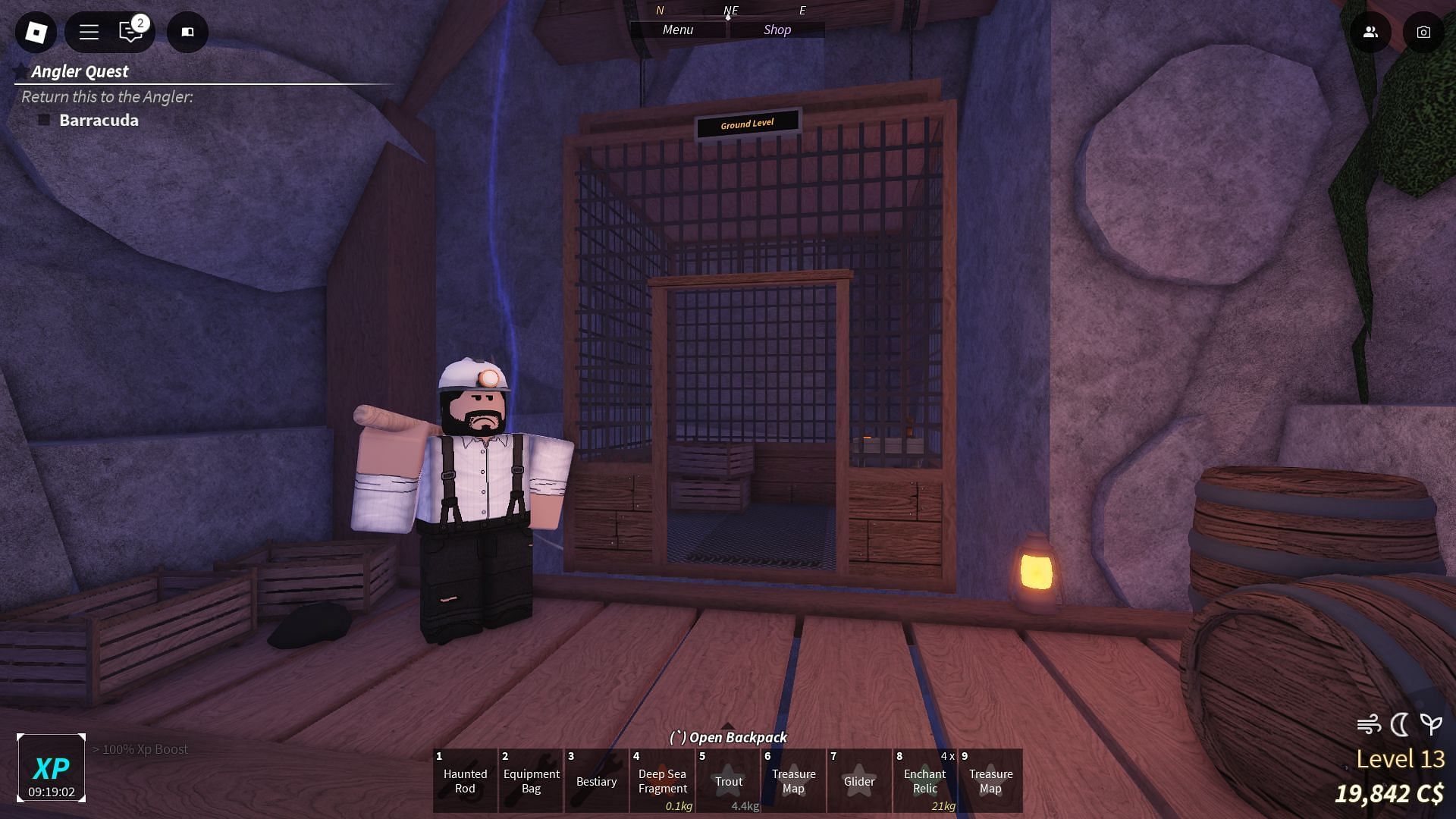 You can use the elevator for 400 C$ (Image via Roblox)