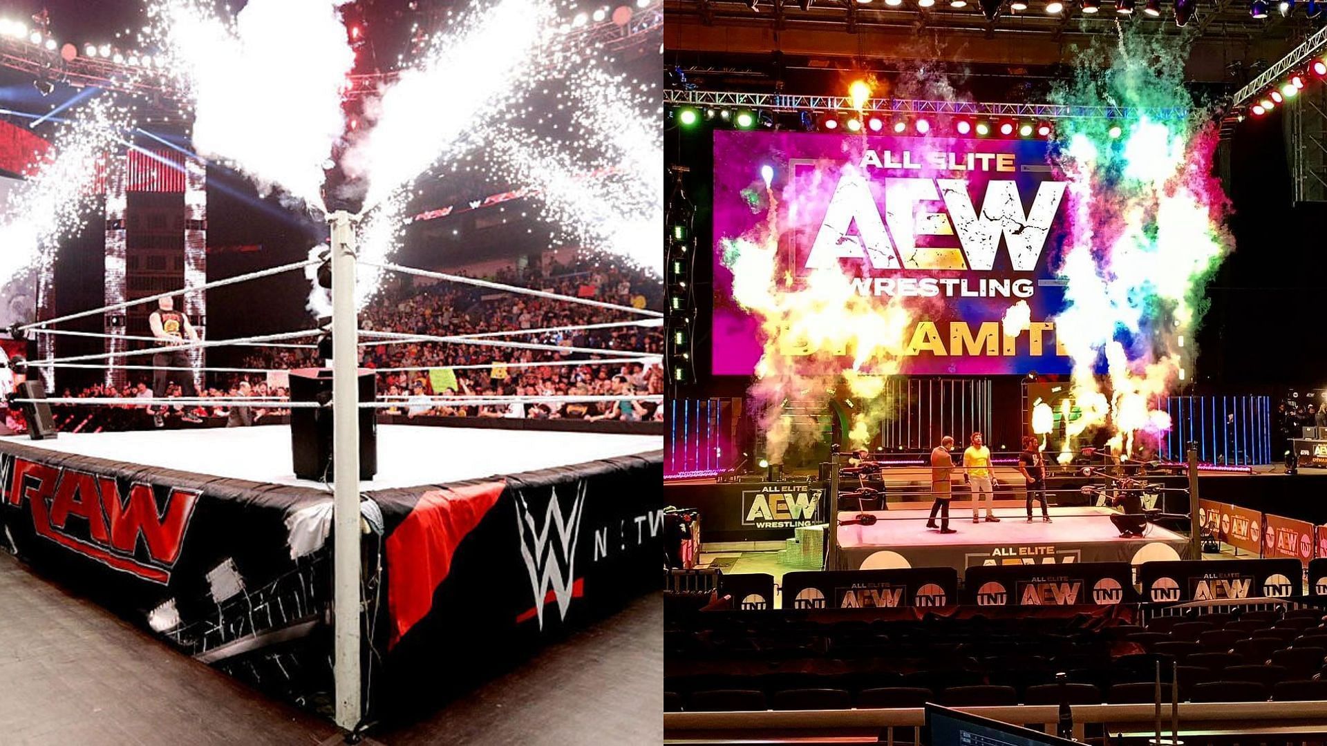 WWE and AEW are top players in the wrestling industry [Photo: wwe.com and AEW