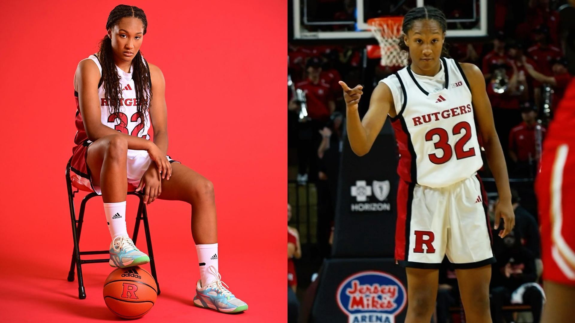 Rutgers freshman Kiyomi McMiller