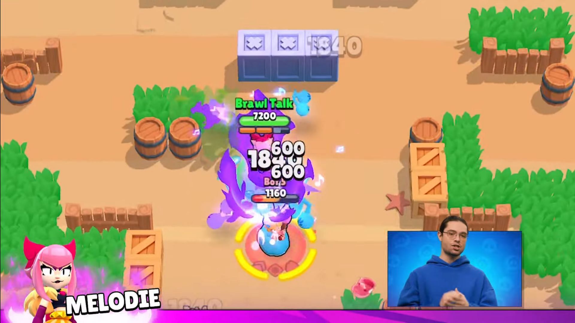 Melodie using her Hypercharge (Image via Supercell)