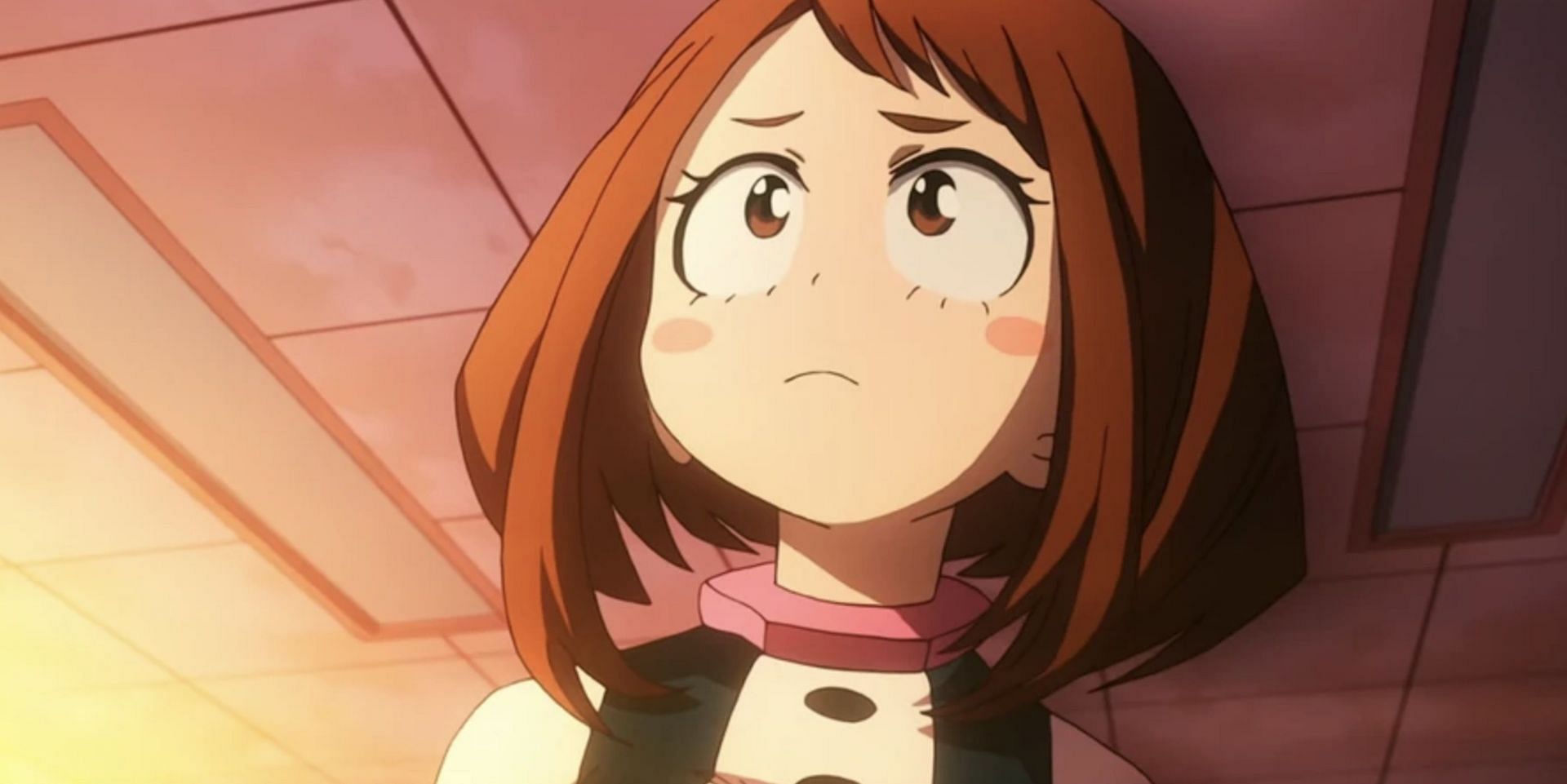 Ochaco as seen in anime (Image via Studio Bones)