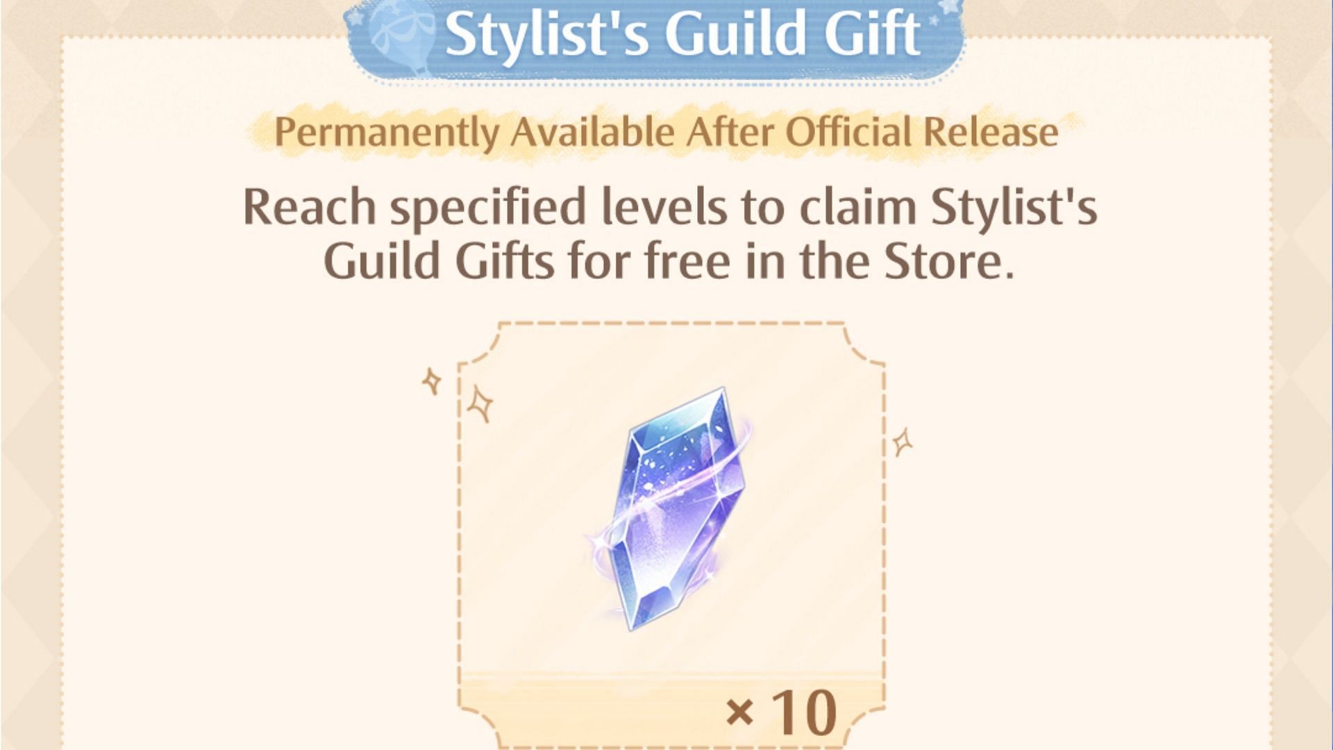 Stylist&#039;s Guild Gift (Image via InFold Games)