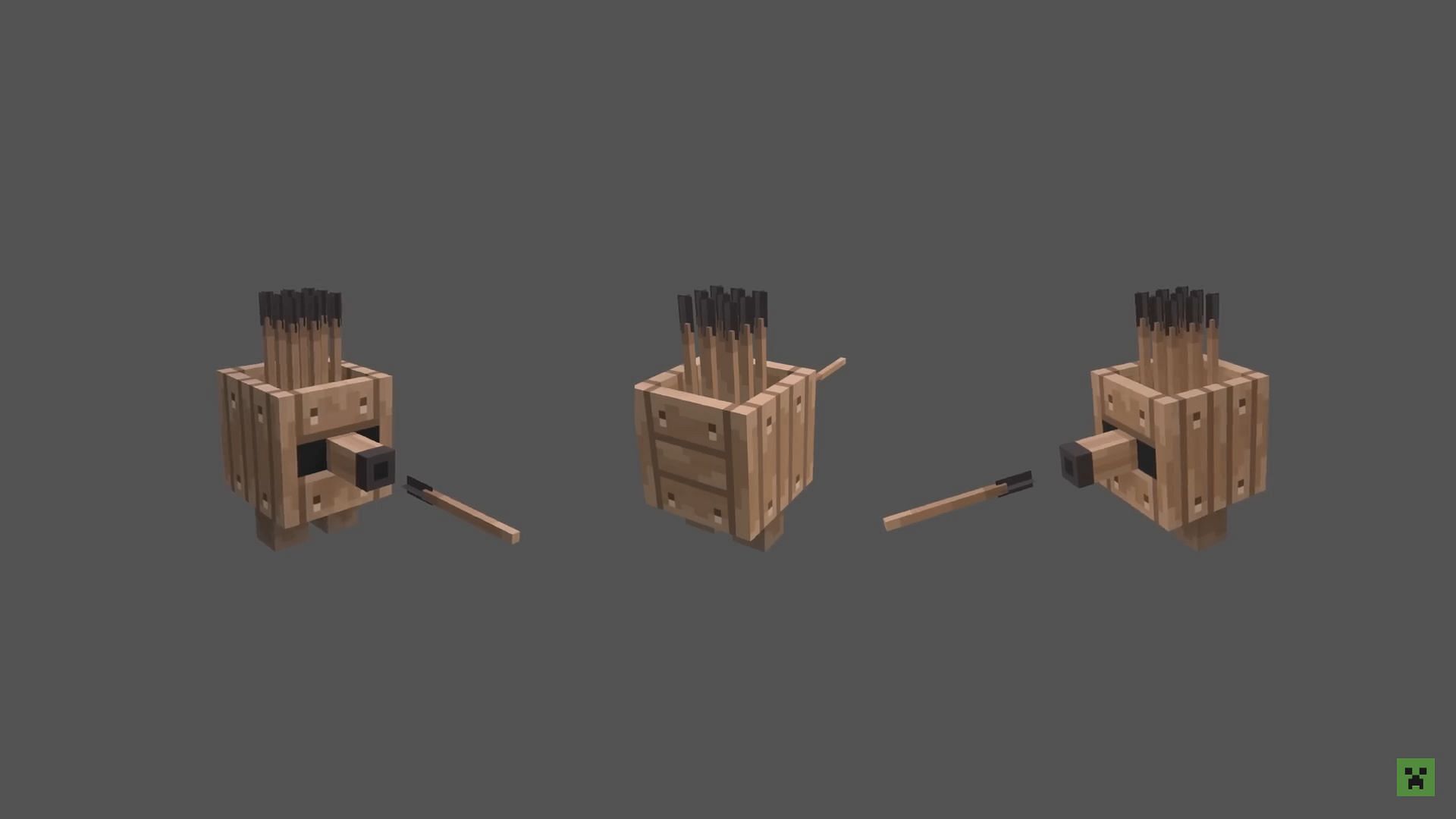 Plank golems would be so helpful to handle a lot of mobs (Image via Mojang Studios)