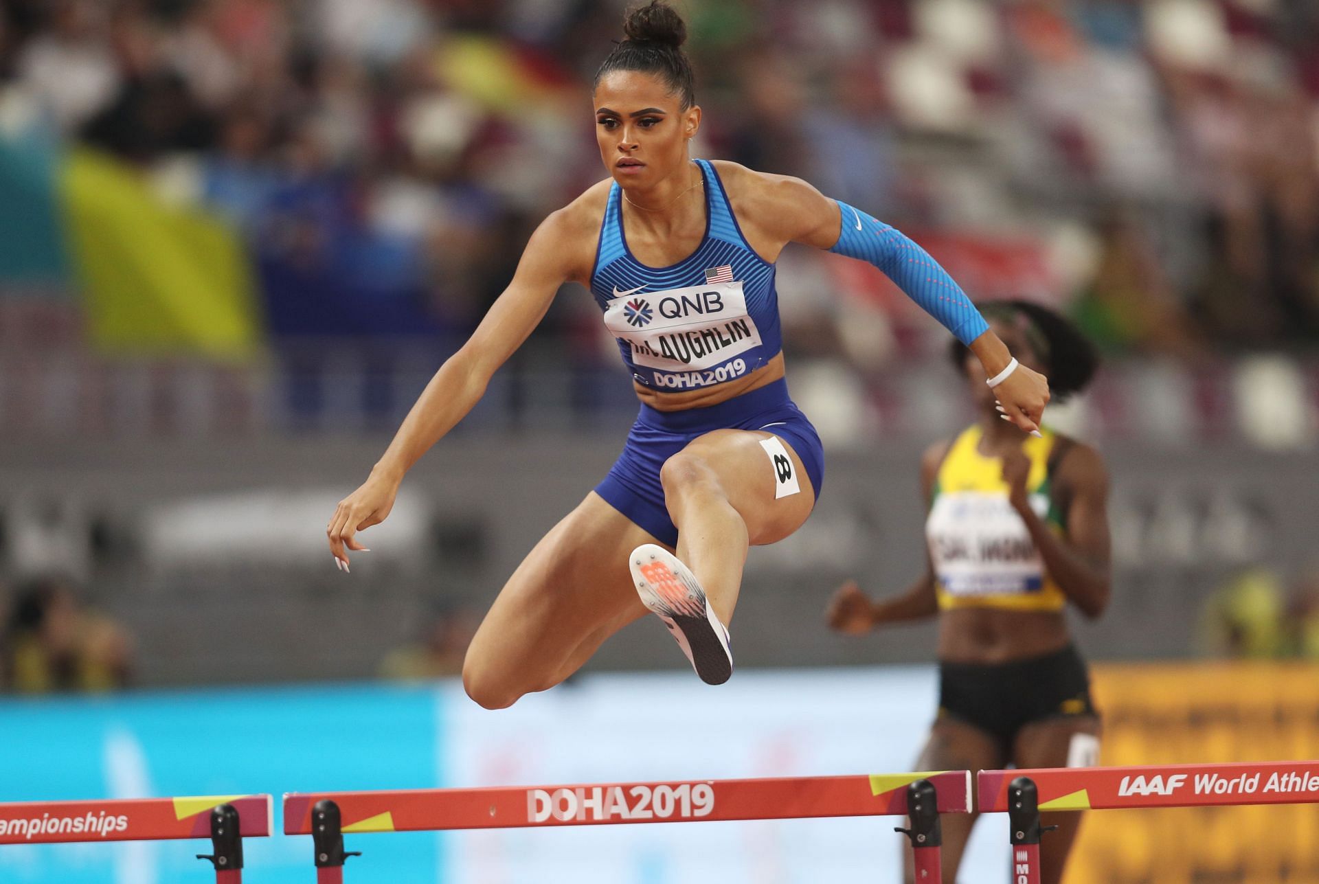 Sydney McLaughlin-Levrone performs at the 17th IAAF World Athletics Championships Doha 2019 - Day Five - Source: Getty