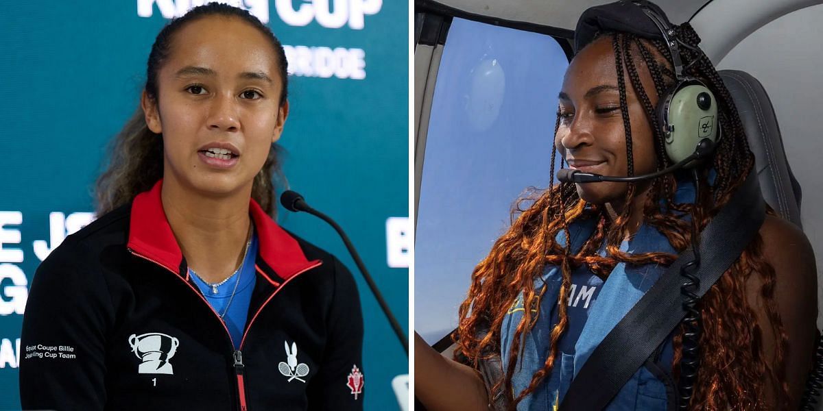 Leylah Fernandez (L) Coco Gauff (R) - Image Source: Getty