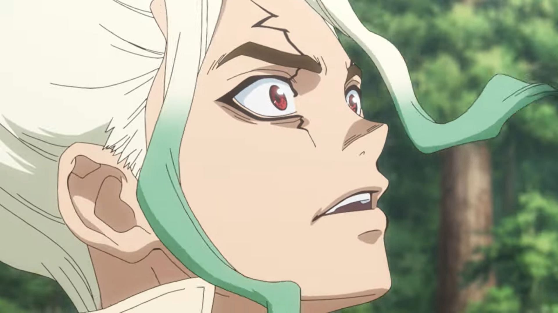 Senku Ishigami as seen in Dr. Stone season 4 (Image via TMS Entertainment)