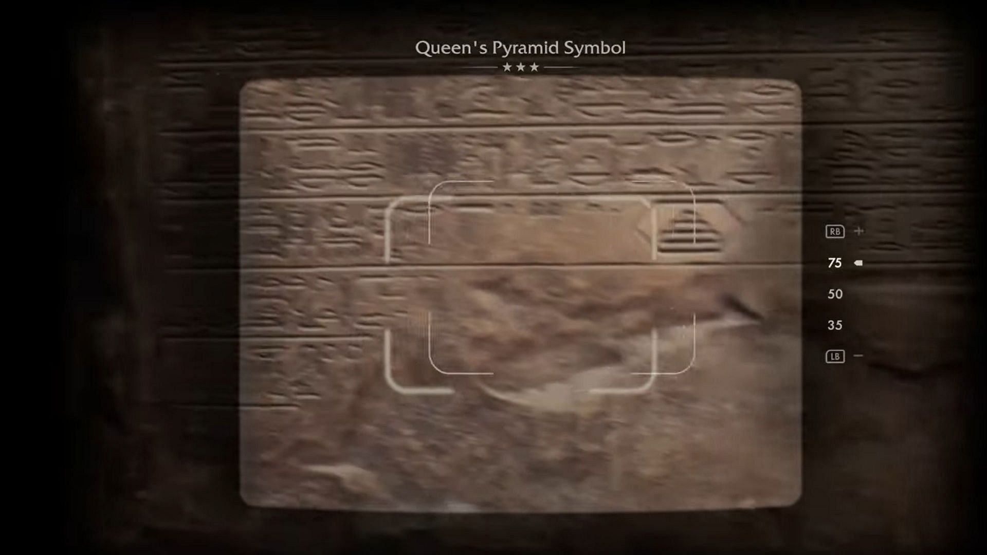 Cues will guide you to all four symbols (Image via Bethesda/ Youtube@ Trophygamers)