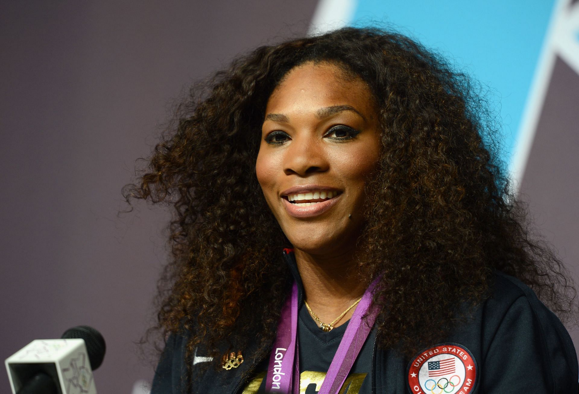 Williams addressing the press at the 2012 London Olympics (Source: Getty)