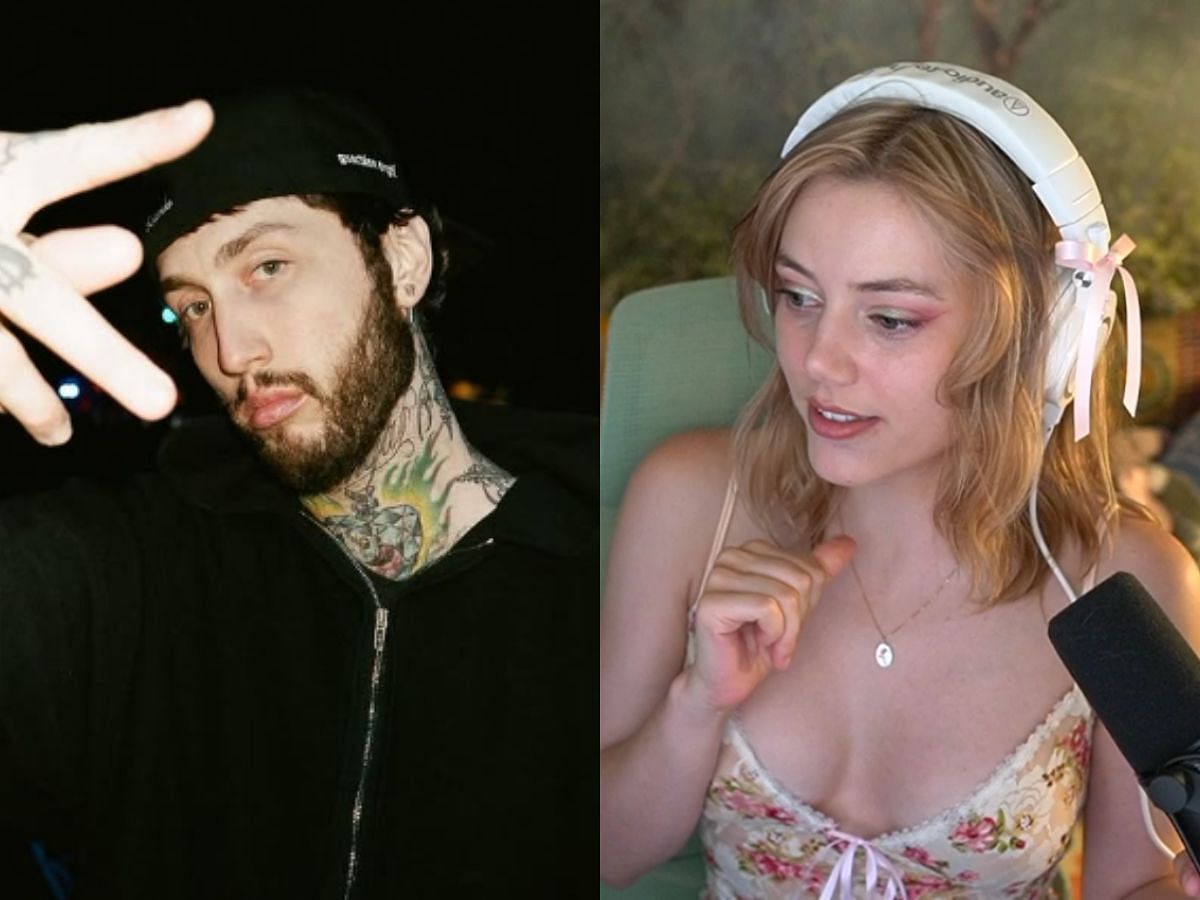 FaZe Banks and Grace Van Dien feud online (Image via Instagram/@FaZe Banks and Twitch/@Grace Van Dien)