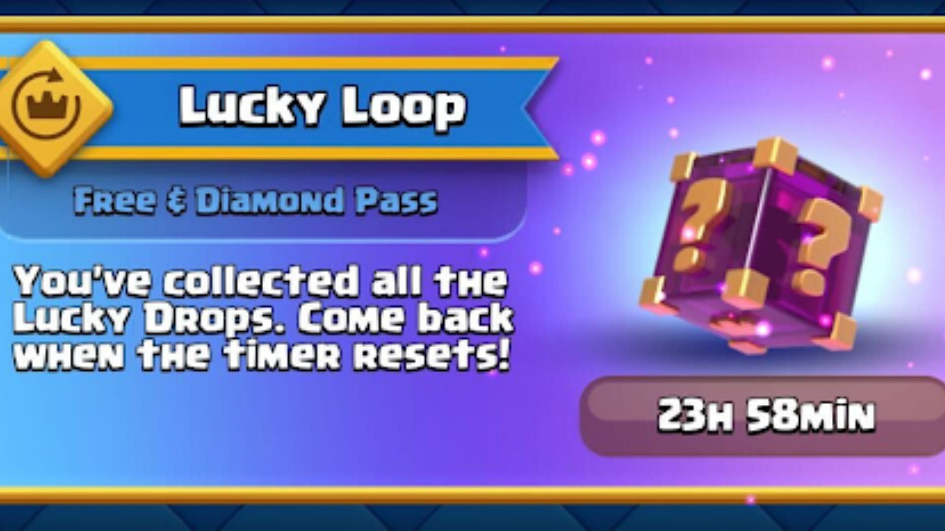 The Clash Royale Lucky Loop system has been changed (Image via Supercell)