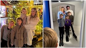 Sam Gagner's wife Rachel shares adorable family pics from Zurich Christmas market and "vertigo inducing" museum