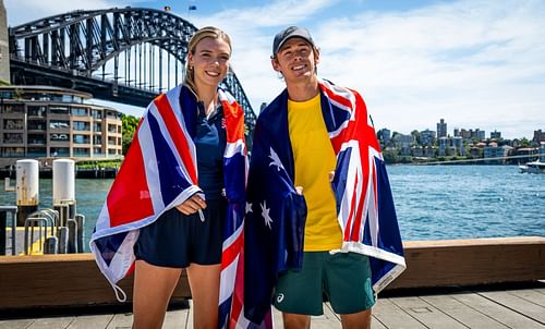 Katie Boulter and Alex de Minaur (Source: Getty)