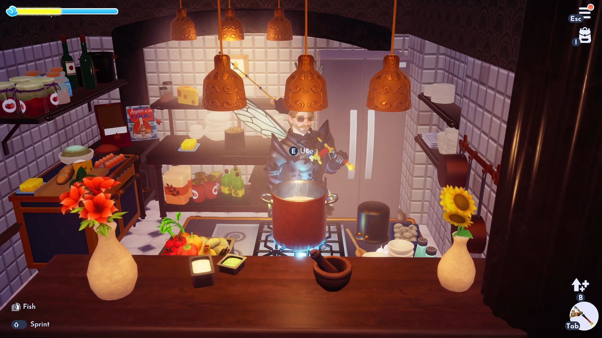 Take the items back to the kitchen (Image via Gameloft || YouTube/@Quick Tips)