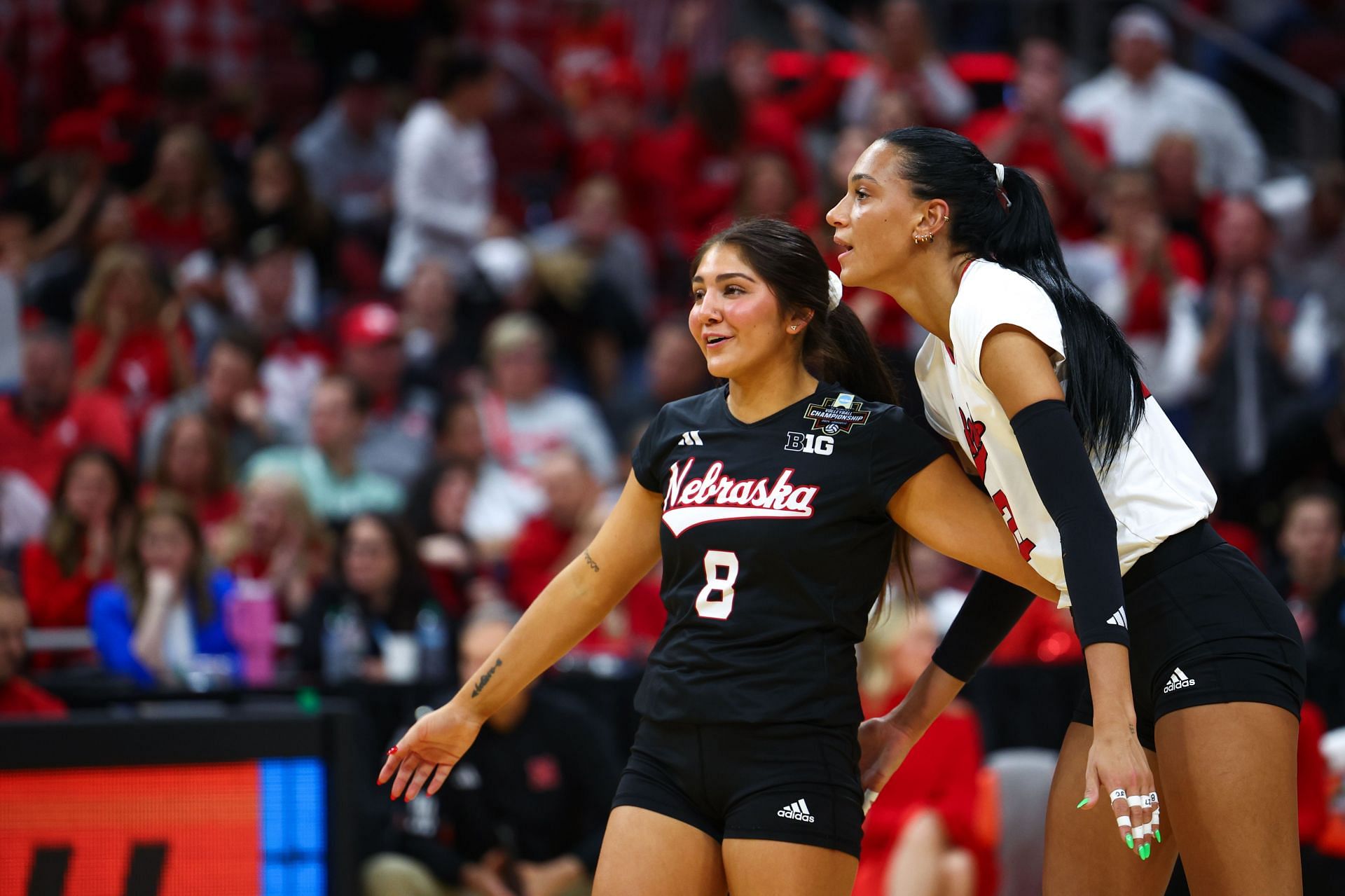 Lexi Rodriguez and Harper Murray (Photo by Jamie Schwaberow/NCAA Photos via Getty Images)