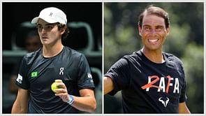In Pictures: After watching idol Rafael Nadal compete as a 7-year-old, Joao Fonseca poses with legend a decade later as he wins Next Gen ATP Finals