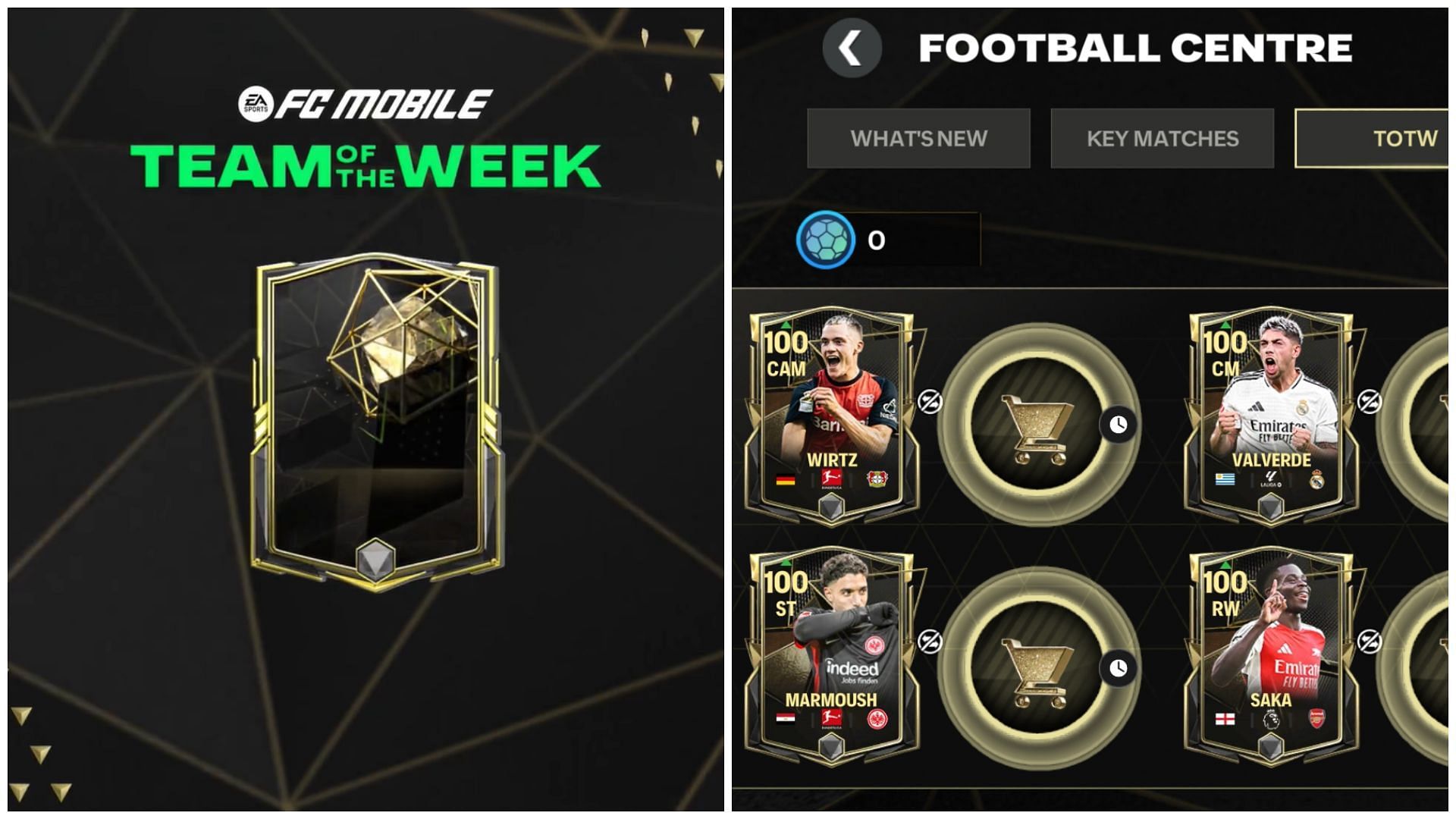 EA FC Mobile December, 2024 TOTW 3 is live now (Images via EA Sports)