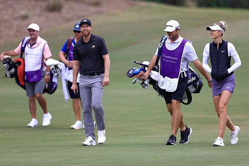 Daniel Berger and Nelly Korda during the Grant Thornton Invitational 2024 - Source: Getty