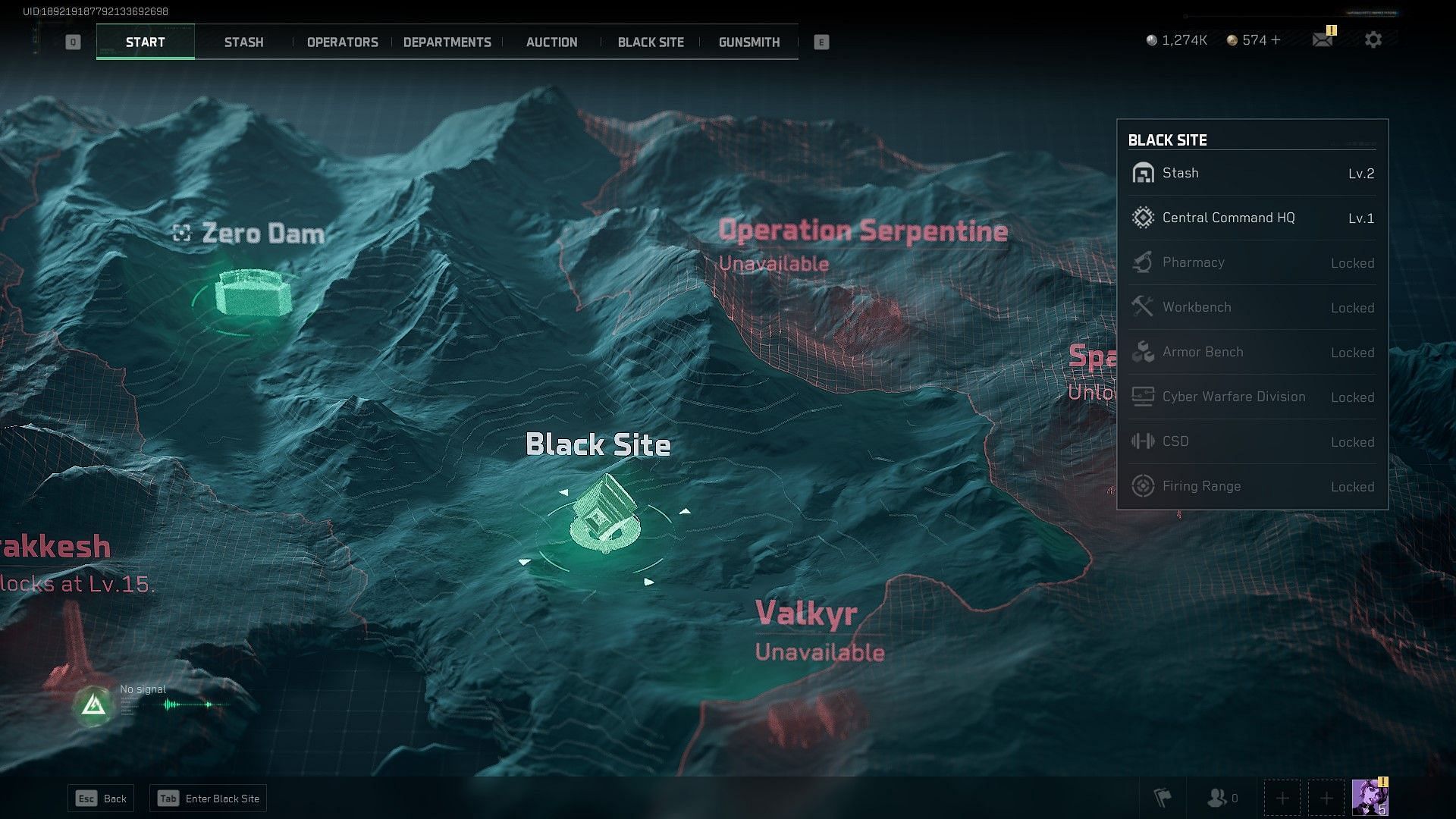 Map of the Extraction mode (Image via TiMi Group Studios)