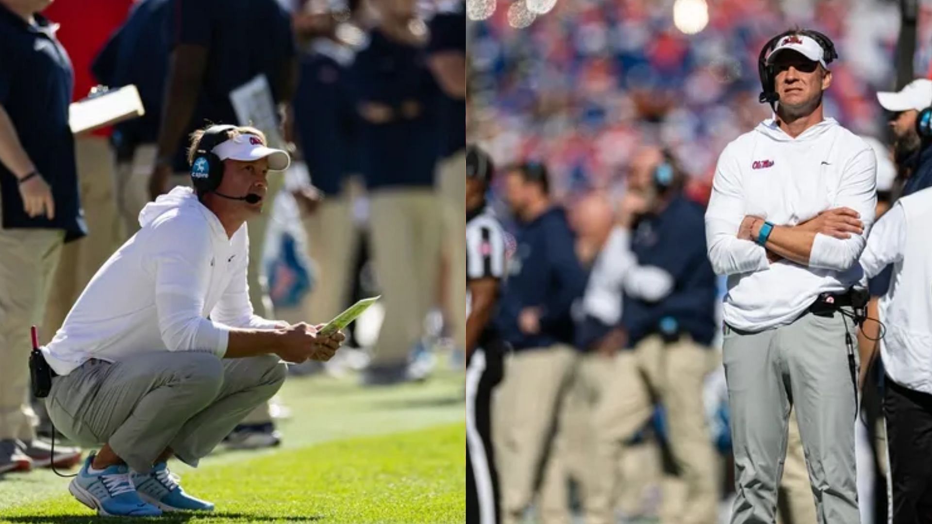 Ole Miss Rebels coach Lane Kiffin 