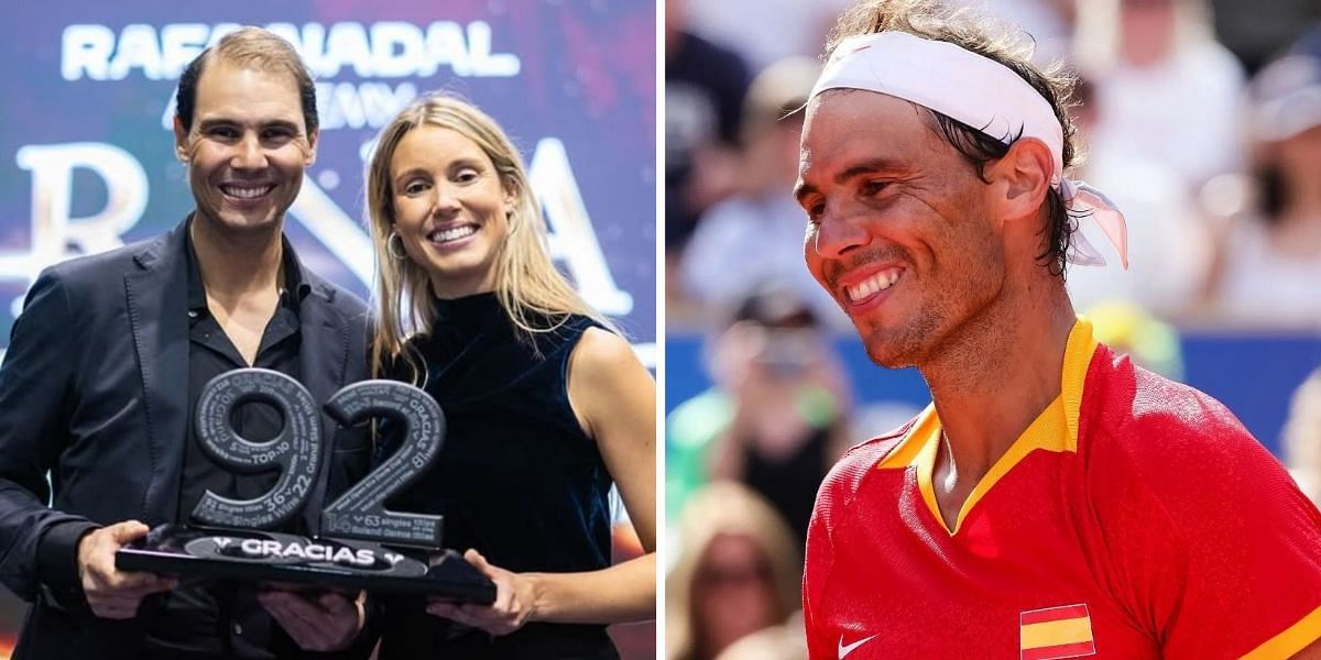 Maribel reminisces about celebrating Christmas with Rafael Nadal at his academy (Image source: left/INSTAGRAM, right/GETTY)