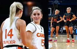 "It’s giving Double Teamed": College hoops fans react to Cavinder twins' connection against UNC despite 69-60 loss