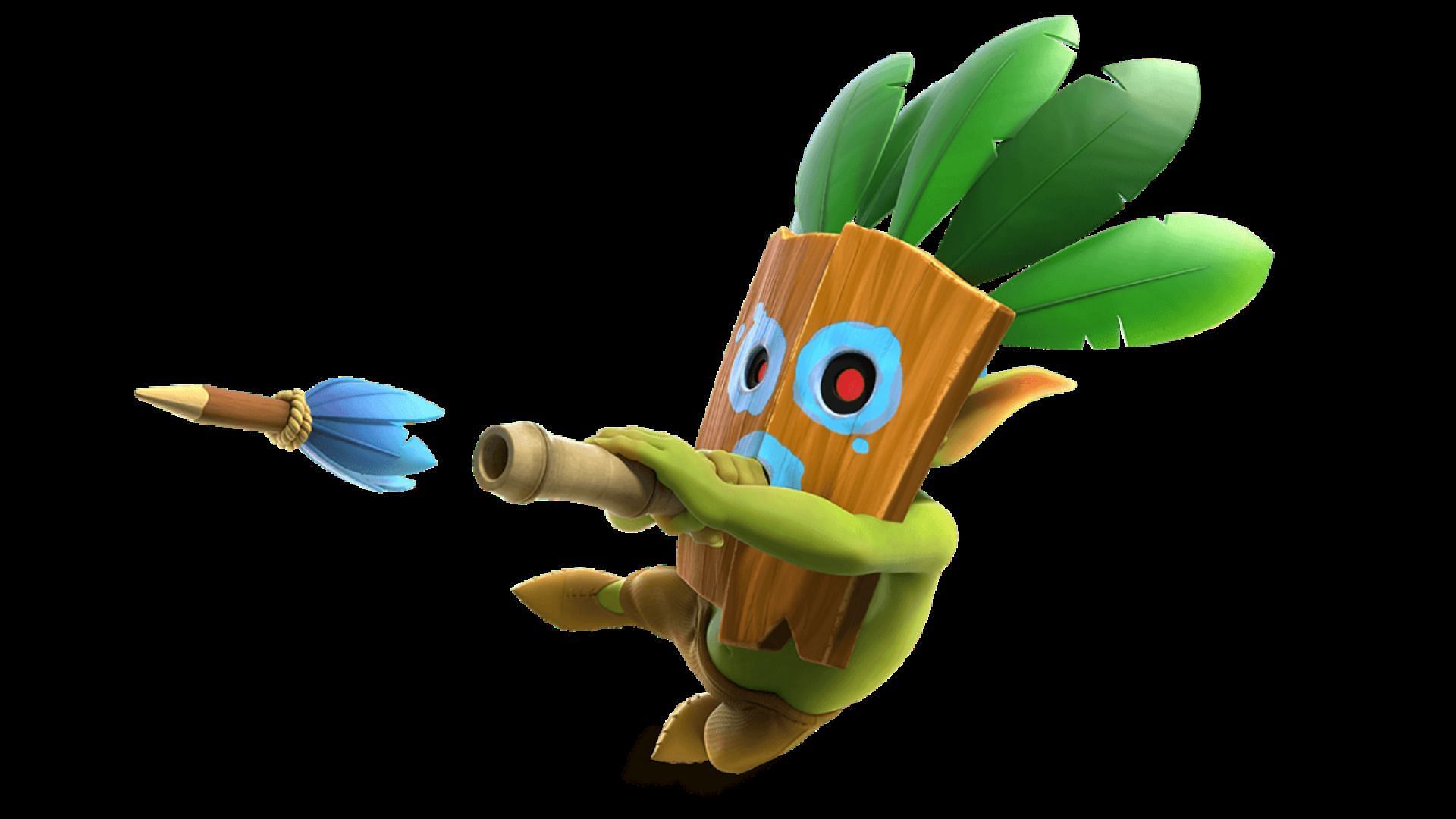 Dart Goblin throwing dart (Image via Supercell)