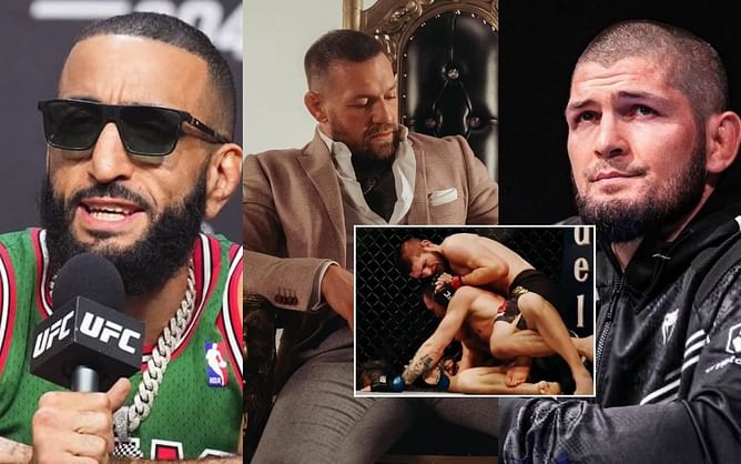 Belal Muhammad roasts Conor McGregor with a GIF of him tapping to Khabib Nurmagomedov as the Irishman celebrates 9 years of Jose Aldo knockout