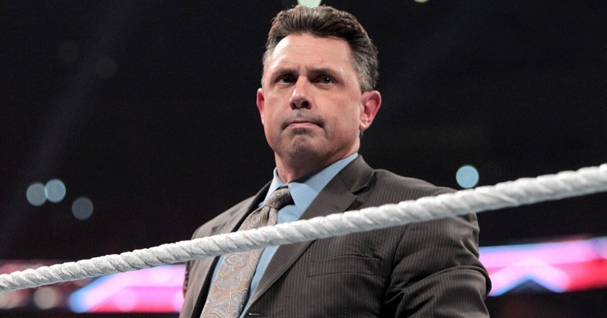 An old photo of Michael Cole from WWE gallery