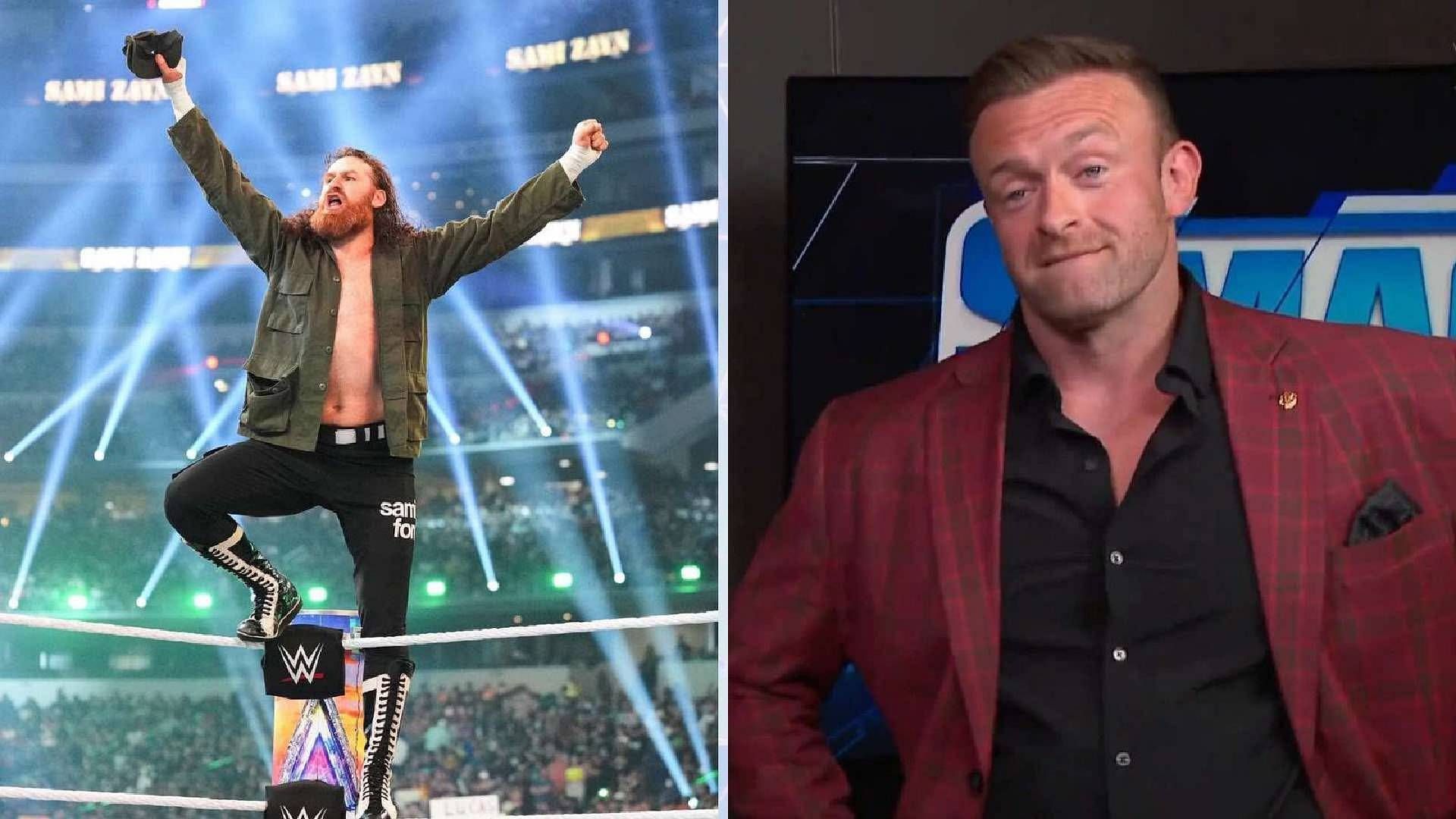 Sami Zayn makes blockbuster SmackDown tease; spotted in discussion with WWE official Nick Aldis