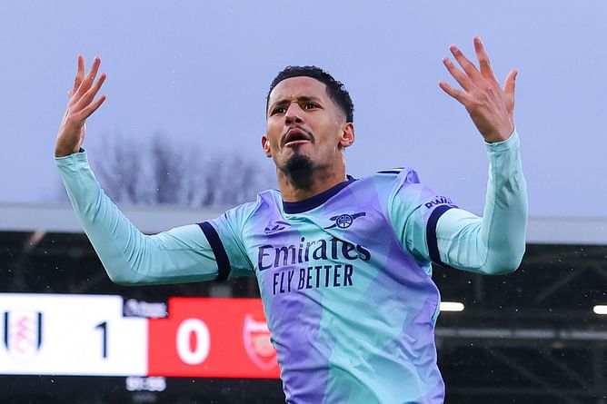 Fulham 1-1 Arsenal: Player Ratings as Saliba scores as the Gunners drop points at Craven Cottage once again | Premier League 2024-25