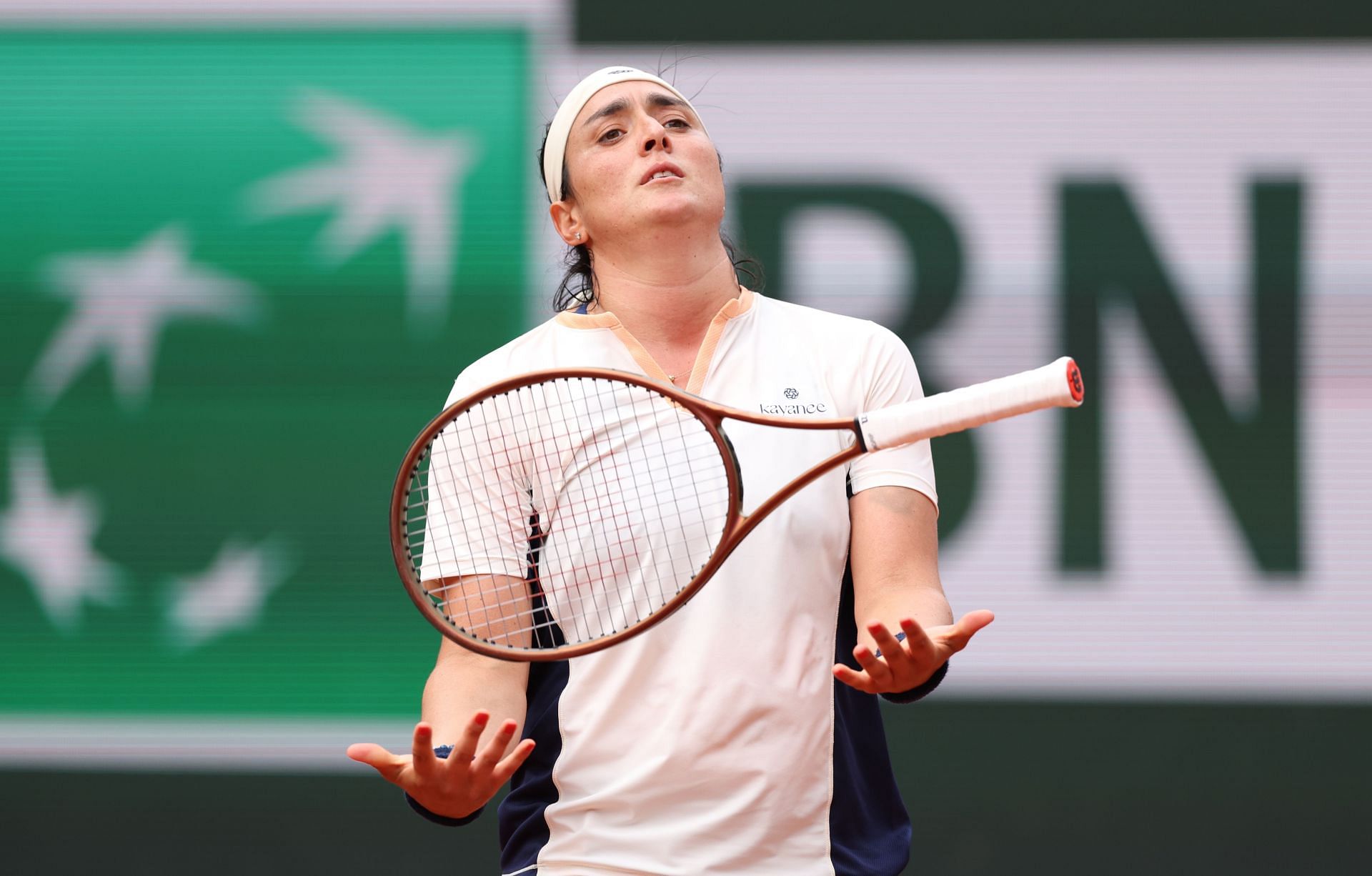 Ons Jabeur at the French Open. (Source: Getty)