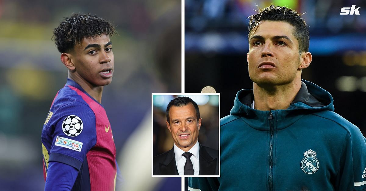 Jorge Mendes wants Lamine Yamal to look up to Cristiano Ronaldo 
