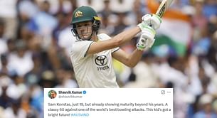 "This kid's got a bright future!" - Fans react as Sam Konstas tears apart Jasprit Bumrah, hits 60 off 65 in BGT 2024-25 4th Test