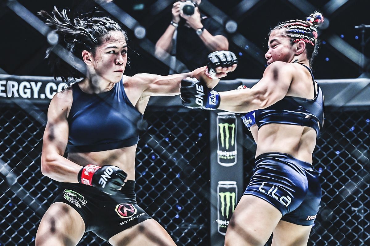 Denice Zamboanga fighting Noelle Grandjean | Image credit: ONE Championship