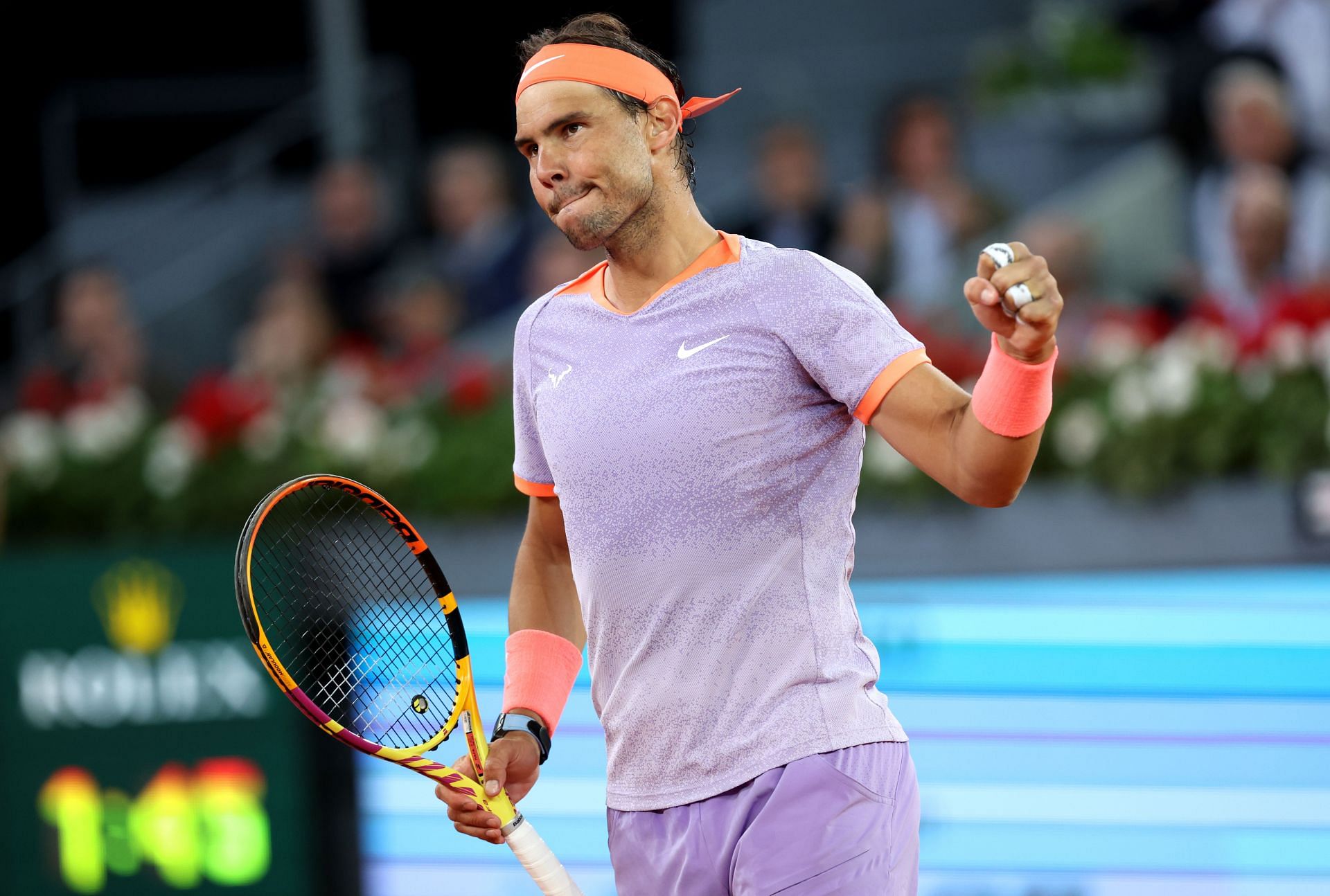 Rafael Nadal at the Madrid Open 2024. (Photo: Getty)