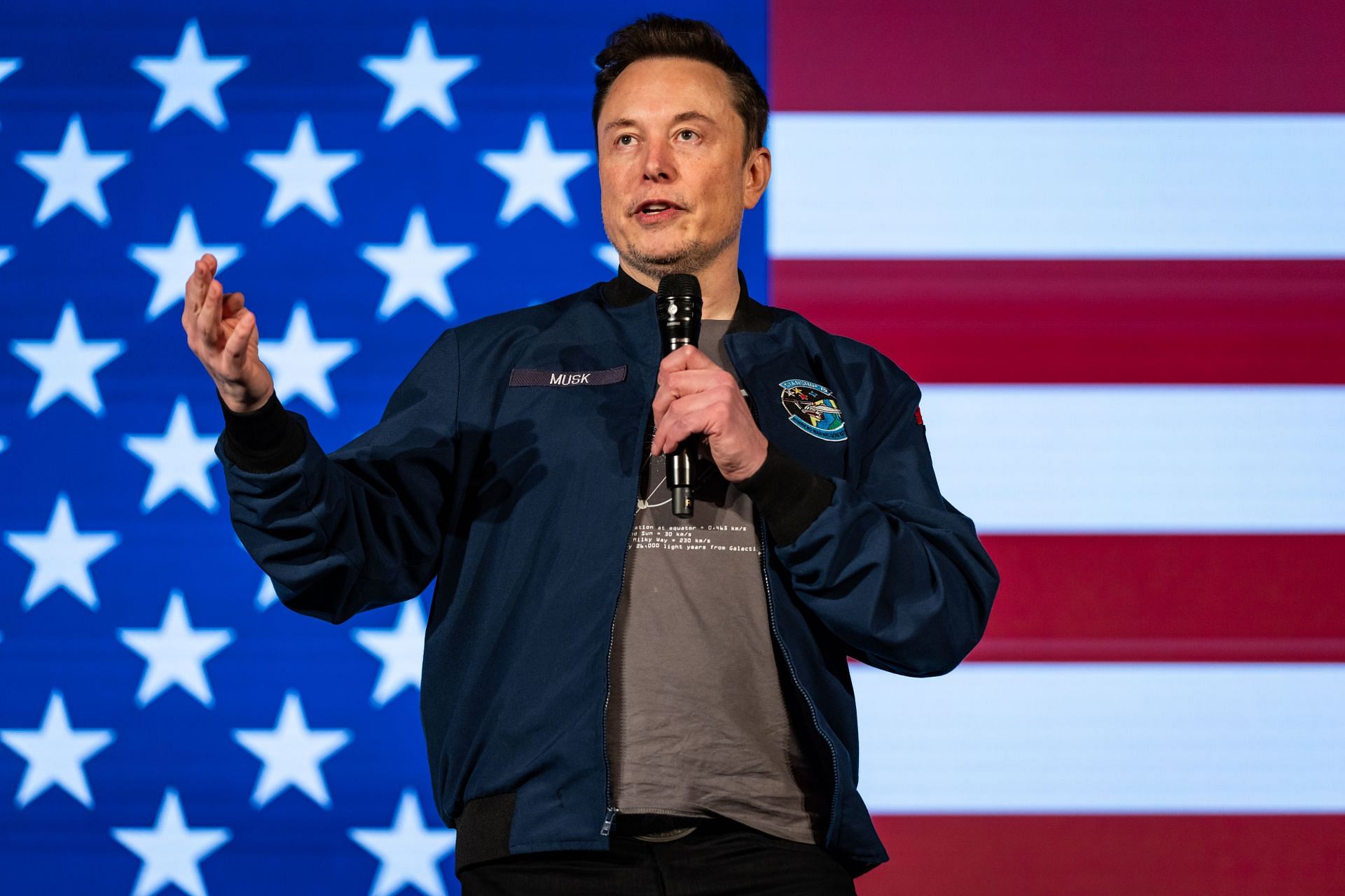 Elon Musk Holds Town Hall With Pennsylvania Voters in Lancaster - Source: Getty