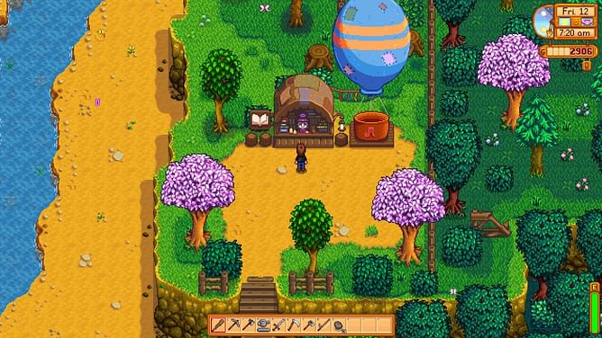 Where to find the Bookseller in Stardew Valley
