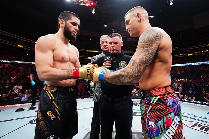 Islam Makhachev addresses Dustin Poirier getting props after their fight despite submission loss: "He gave me a hard time"