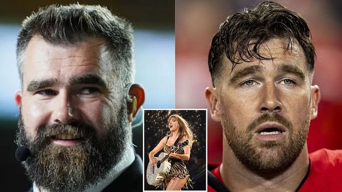 Travis Kelce drops an F-bomb at Jason Kelce over 'Tayvoodoo' remark about Taylor Swift