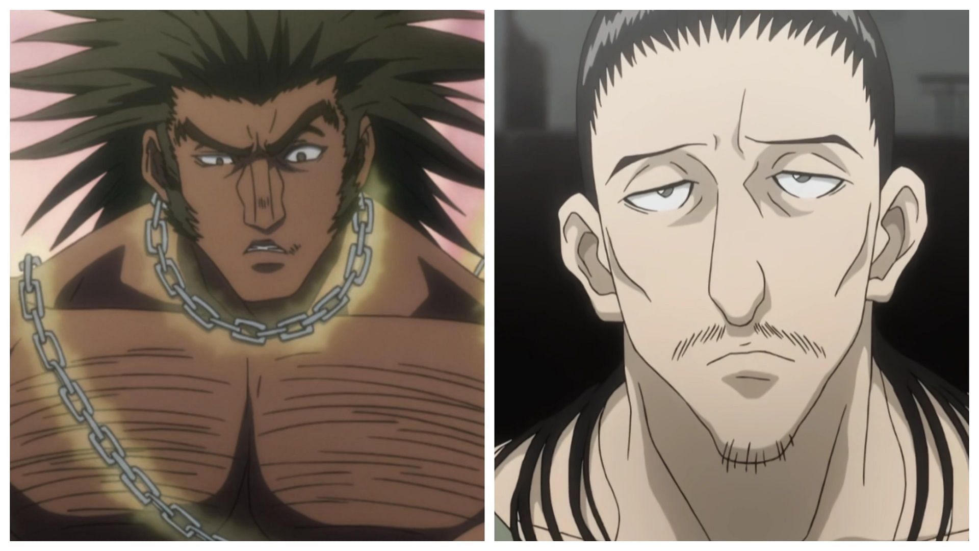 Uvogin and Nobunaga in the Hunter × Hunter anime (Image via Madhouse)