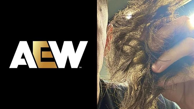 PHOTO: AEW star chops off hair in shocking post