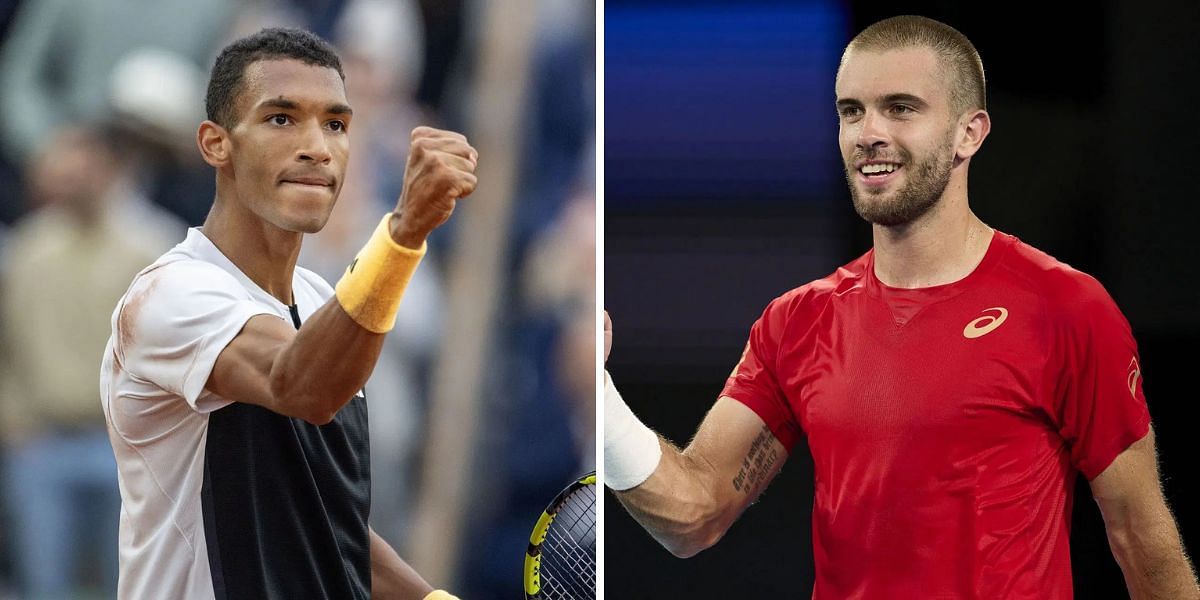 Felix Auger-Aliassime vs Borna Coric is one of the group-stage matches at the United Cup 2025. (Photos: Getty)