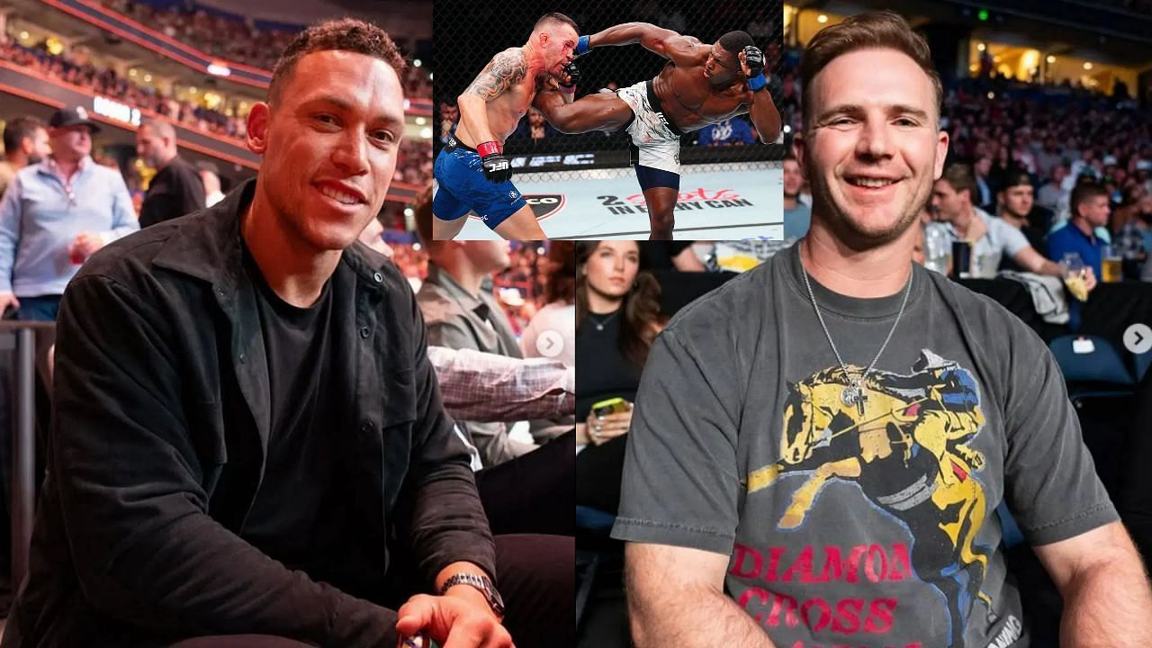 Aaron Judge, Pete Alonso, Bo Bichette, and more MLB stars offseason by the Octagon at UFC on ESPN Colby Covington vs. Joaquin Buckley