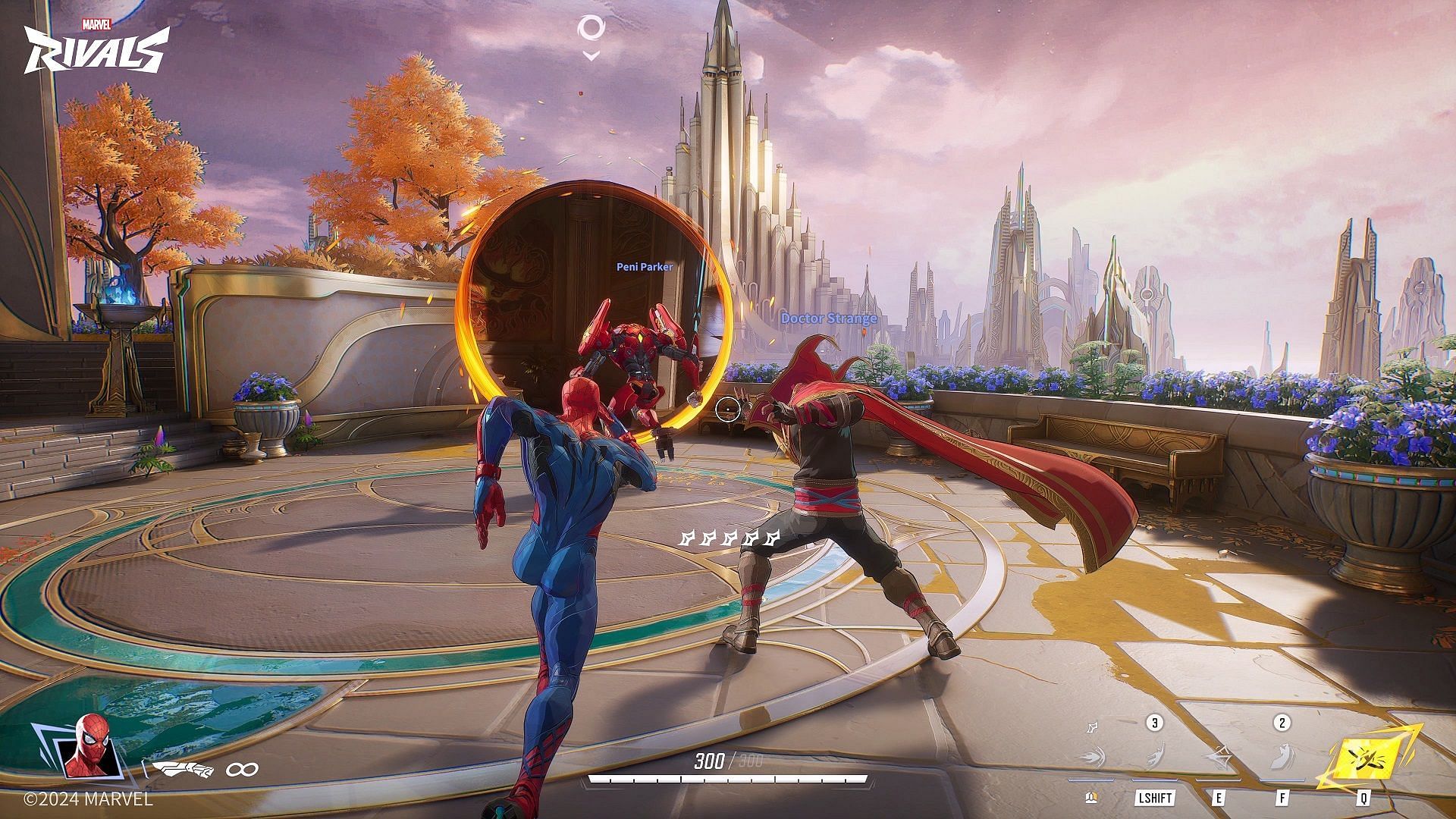 Spider-Man in action in Marvel Rivals (Image via NetEase Games)