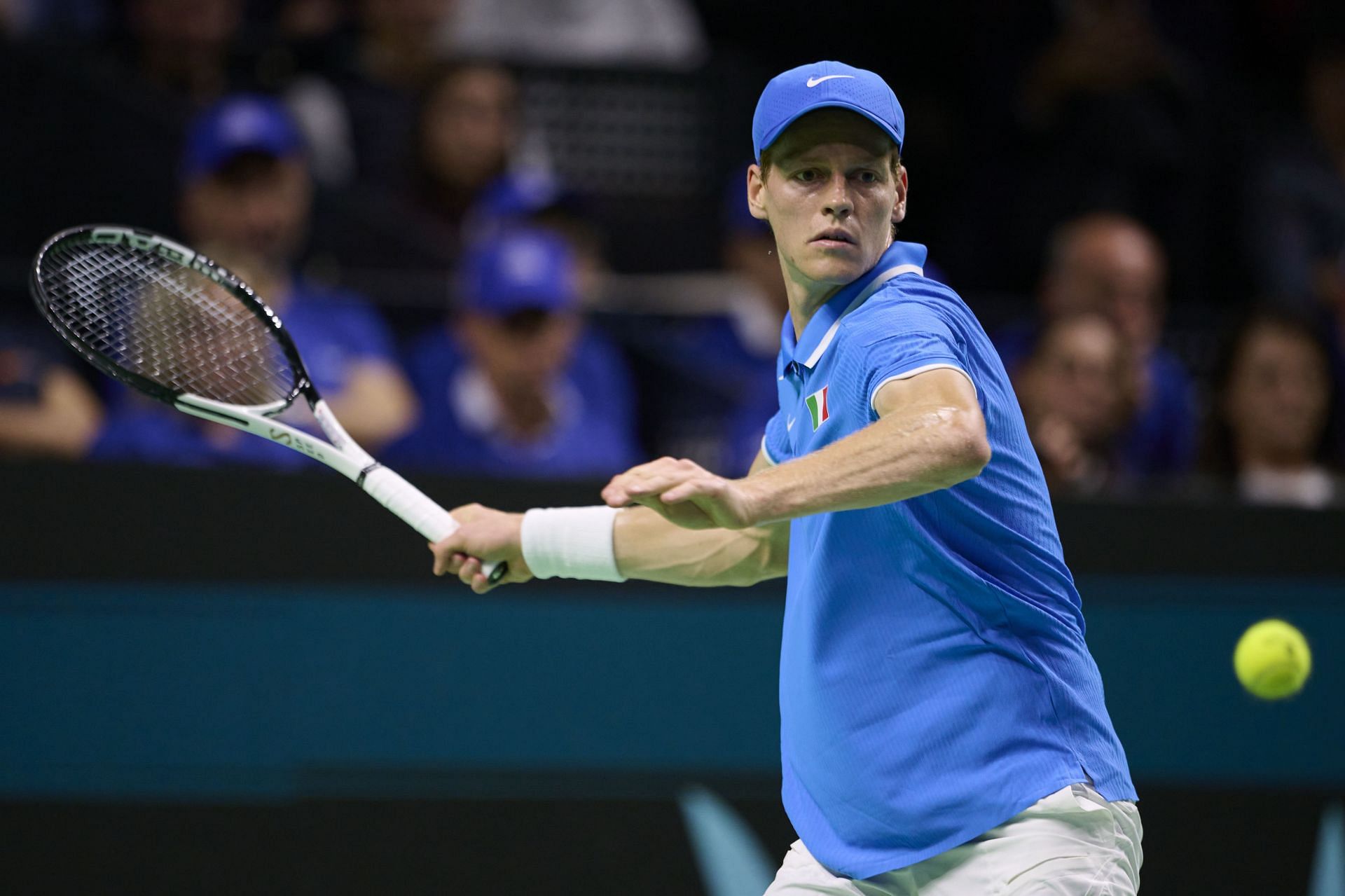 Jannik Sinner at the Davis Cup Finals 2024. (Photo: Getty)