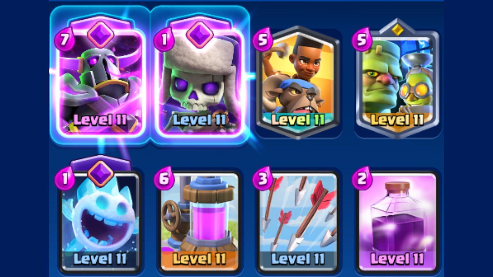 Clash Royale P.E.K.K.A Ram Goblinstein deck (Image via Supercell)