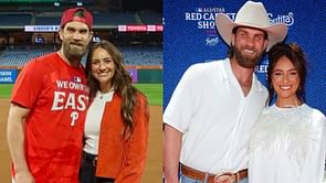 Bryce Harper's wife Kayla turns heads in all-black ensemble during Katy Perry's Jingle Ball concert