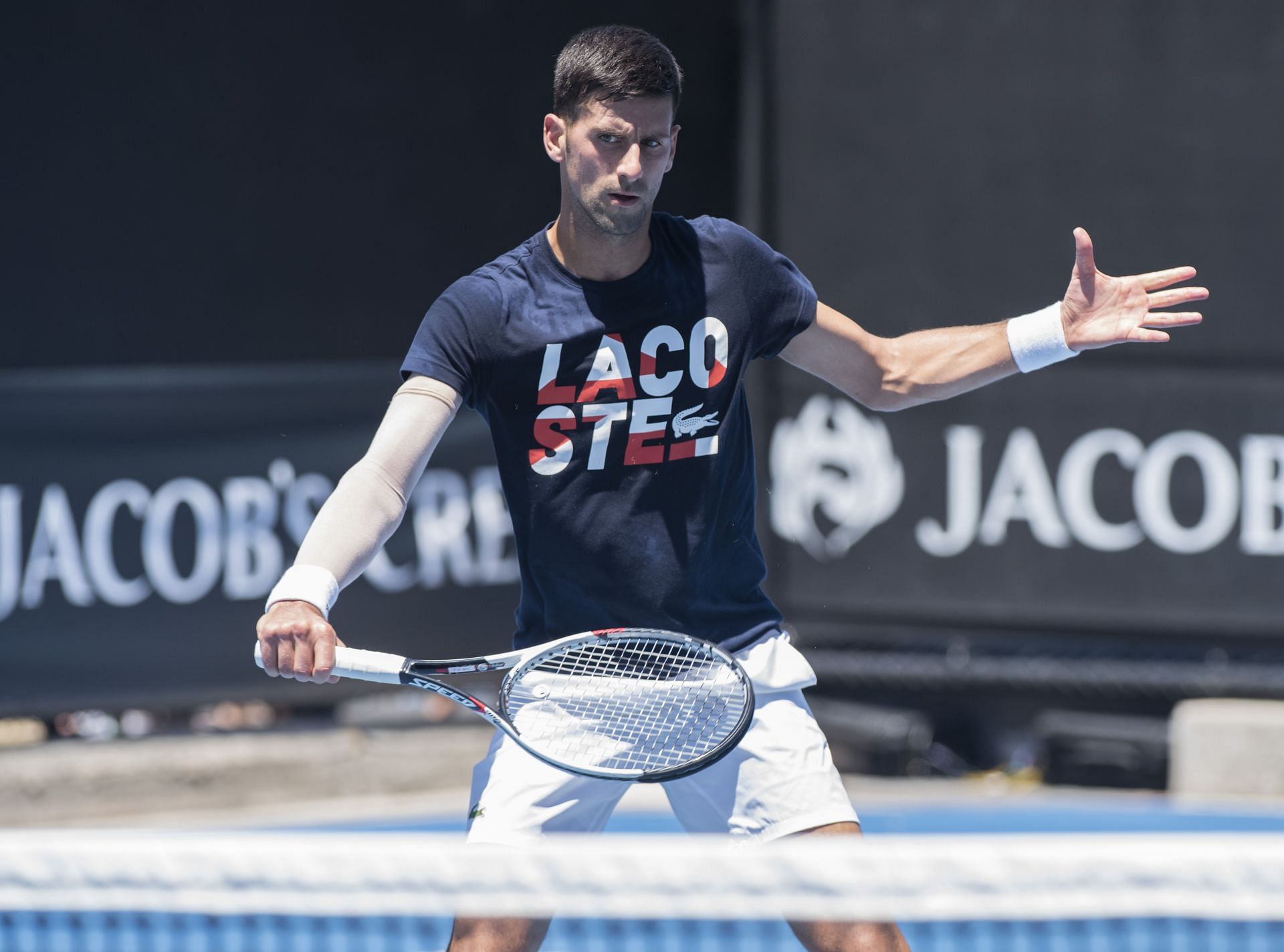 Novak Djokovic at the 2018 Australian Open [Source: Getty]