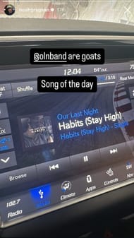 Noah Gragson's story - Source: via @noahgrags on Instagram